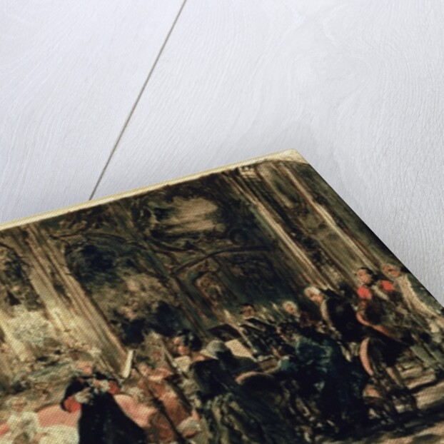 Sketch for The Flute Concert, 1852 by Adolph Friedrich Erdmann von Menzel