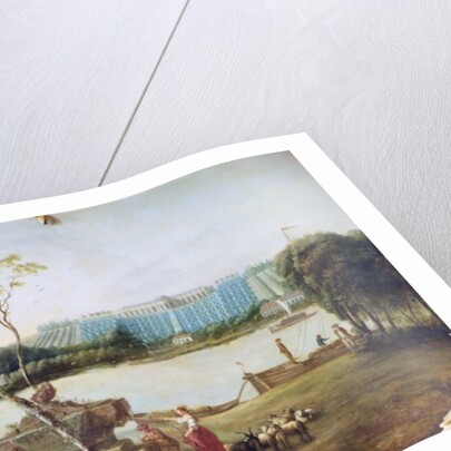 Construction of the terraces at Schloss Sanssouci, 1747 by Carl Sylva Dubois