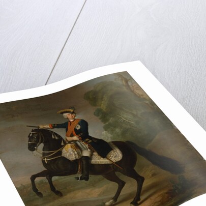 Kurt Christoph Graf von Schwerin on horseback, 1750 by Antoine Pesne