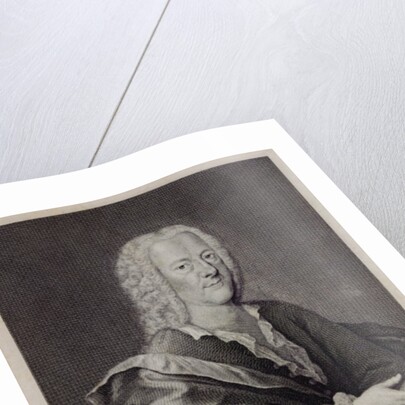Portrait of Georg Philipp Telemann by Georg Lichtensteger