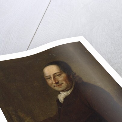 Nicholaus Ludwig Count von Zinzendorf with the Daily Watchwords, 1761 by Swiss School