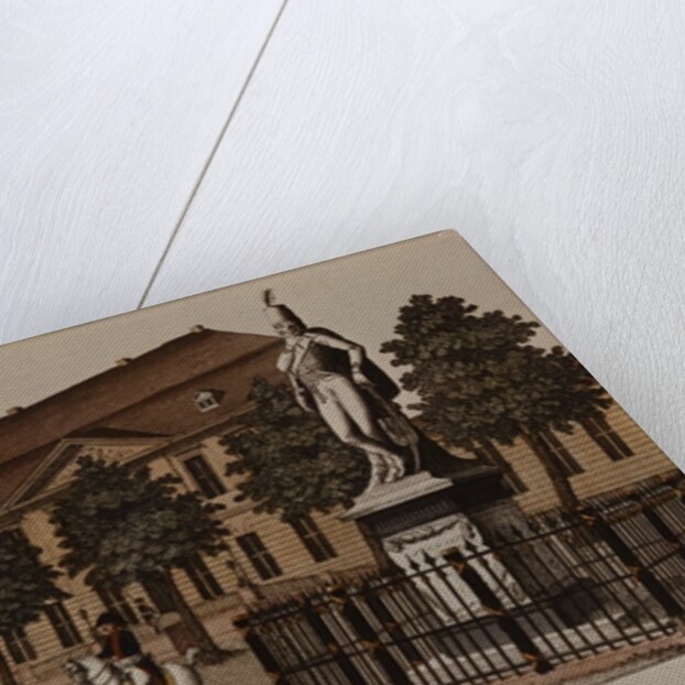 Statue of General von Ziethen in Wilhelm Platz, Berlin by School German