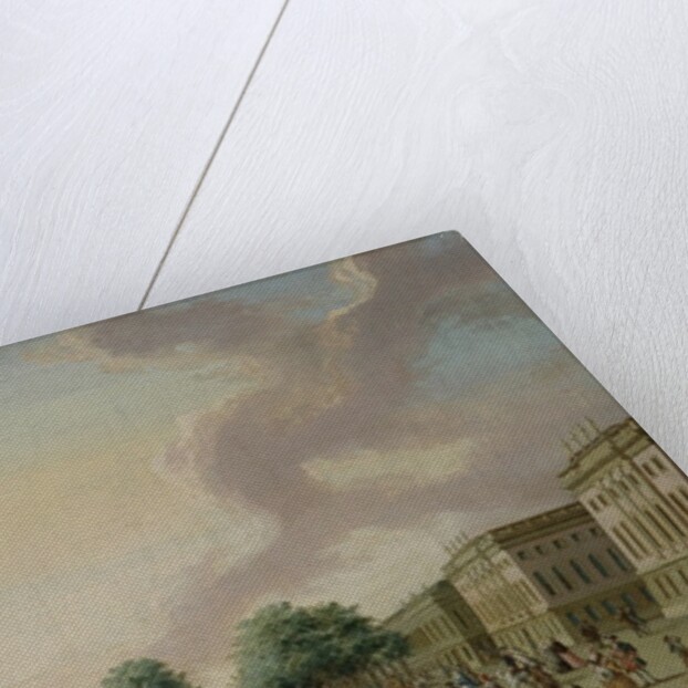 Unter den Linden, Berlin, 1770 by Karl Friedrich Fechhelm