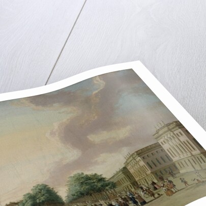 Unter den Linden, Berlin, 1770 by Karl Friedrich Fechhelm