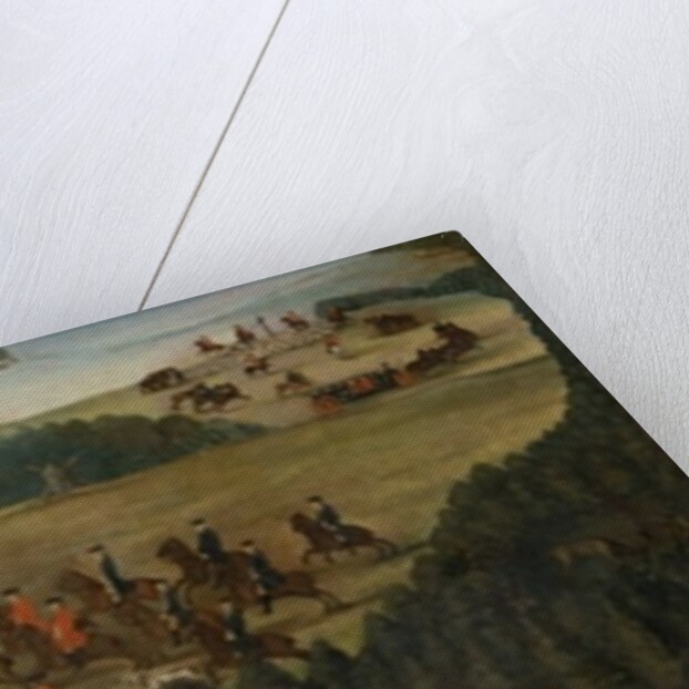 Stag-hunting with Frederick William I of Prussia by German School