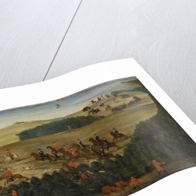 Stag-hunting with Frederick William I of Prussia by German School