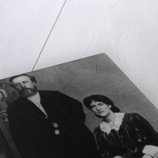 Wilhelm Liebknecht and Eleanor Aveling in America, 1887 by German Photographer