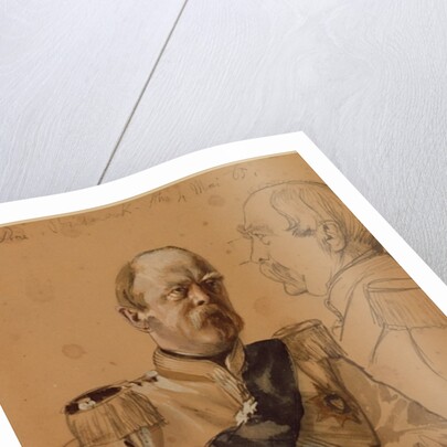 Prince Otto von Bismarck, 1865 by Adolph Friedrich Erdmann von Menzel