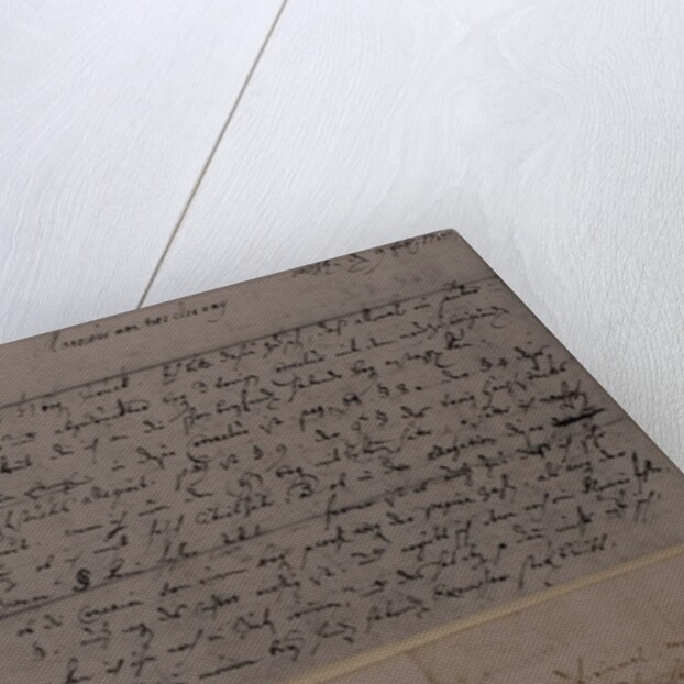 Letter from Leopold Mozart informing J.J. Lotter of the birth of his son, Amadeus Mozart, 9th February 1756 by Leopold Mozart