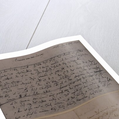 Letter from Leopold Mozart informing J.J. Lotter of the birth of his son, Amadeus Mozart, 9th February 1756 by Leopold Mozart