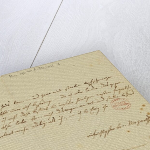 Letter from Mozart to a freemason, January 1786 by Wolfgang Amadeus Mozart