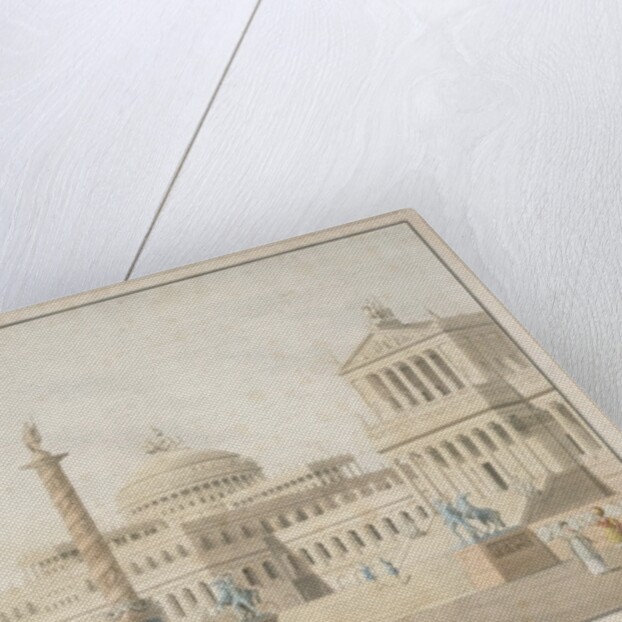 Capitol, set for 'La clemeza di Tito' designed by Beuther, 1815 by German School