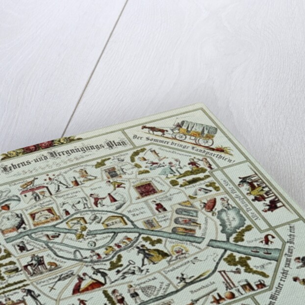 Berlin living and amusement plan by School German