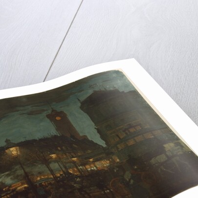 Alexander Square, Berlin, at night, 1895 by Karl Langhammer