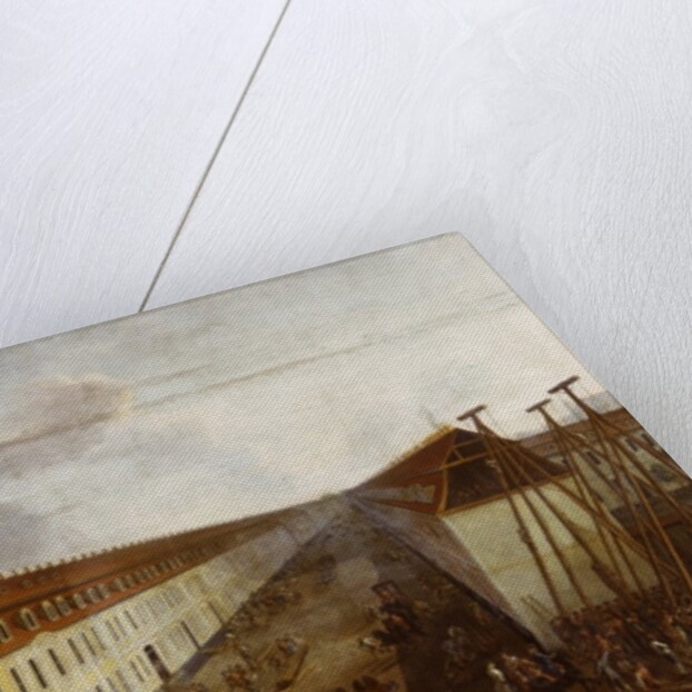 Building works on Friedrichstrasse in Berlin, c.1735 by Dismar Degen