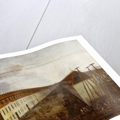 Building works on Friedrichstrasse in Berlin, c.1735 by Dismar Degen