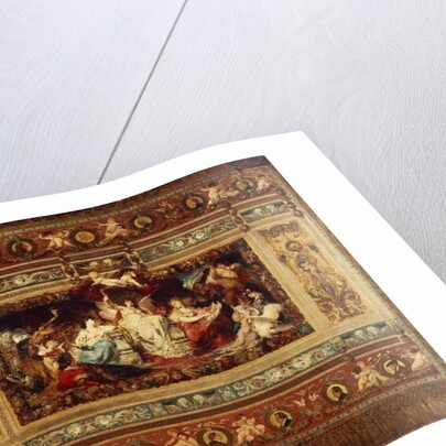 Design for the curtain at the Dresden opera, 1876 by Ferdinand Keller