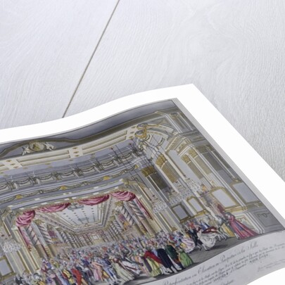 Ball following the coronation of Leopold II as king of Bohemia in Prague in 1791 by Caspar Pluth