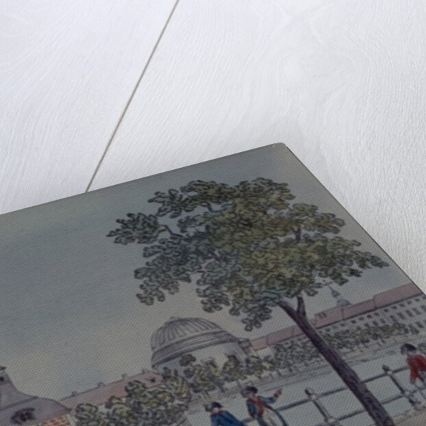 The Pool and French Church in Potsdam, c.1796 by Johann Friedrich Nagel