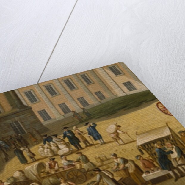 Market in the Alter Markt, Potsdam, 1772 by Carl Christian Baron