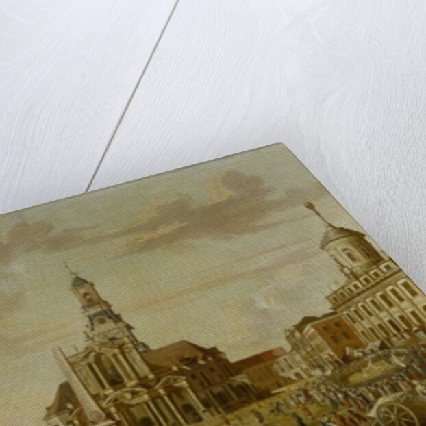 The Alter Markt with the Church of St. Nicholas and the Town Hall, 1771 by German School