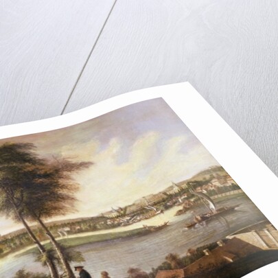 View of the Sanssouci park from Brauhausberg, 1772 by Johann Friedrich Meyer