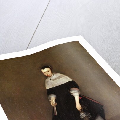 Female portrait by Gerard ter Borch or Terborch