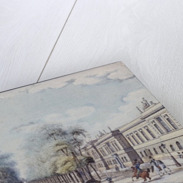 The Linden with the Academy, Berlin by F.A. Calau