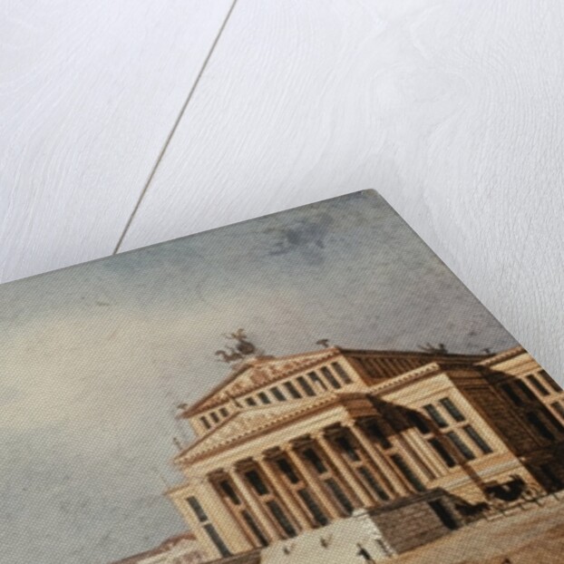 The Royal Theatre and the New Church, 1833 by German School