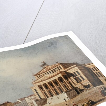 The Royal Theatre and the New Church, 1833 by German School