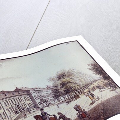 View of the Opera House, Berlin by F.A. Calau