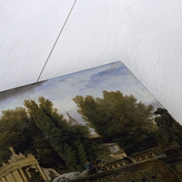 The Konigsbrucke on Konigsstrasse, Berlin, 1835 by Eduard Gartner