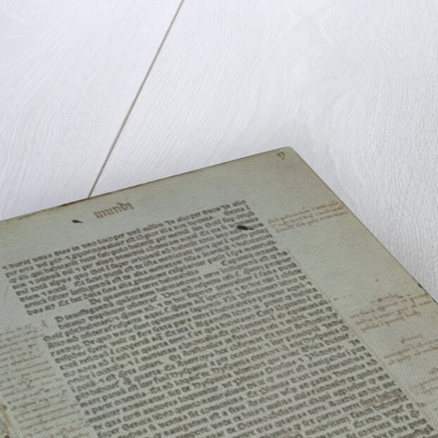 Folio from Pierre d'Ailly's 'Imago Mundi' by School Spanish