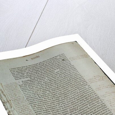 Folio from Pierre d'Ailly's 'Imago Mundi' by School Spanish