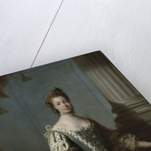 Charlotte Sophia of Mecklenburg-Strelitz, 1762 by Allan (studio of) Ramsay