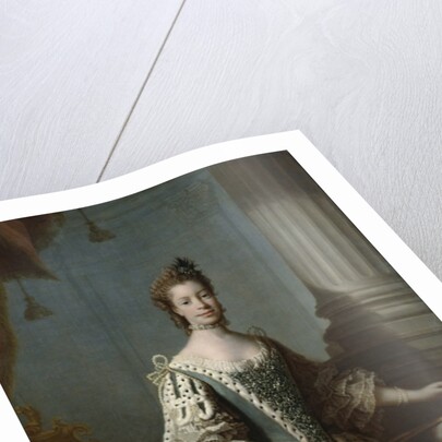 Charlotte Sophia of Mecklenburg-Strelitz, 1762 by Allan (studio of) Ramsay
