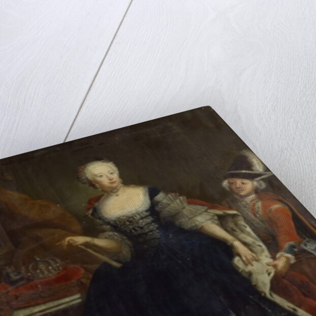 Elisabeth Christine von Braunschweig as Queen by Antoine Pesne