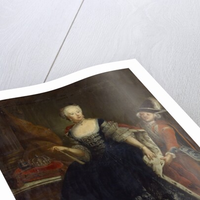 Elisabeth Christine von Braunschweig as Queen by Antoine Pesne