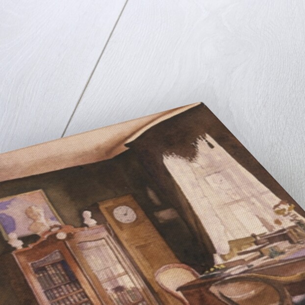 Theodor Fontane's Study by German School