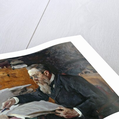Portrait of Nikolai Andreyevich Rimsky-Korsakov by Valentin Aleksandrovich Serov