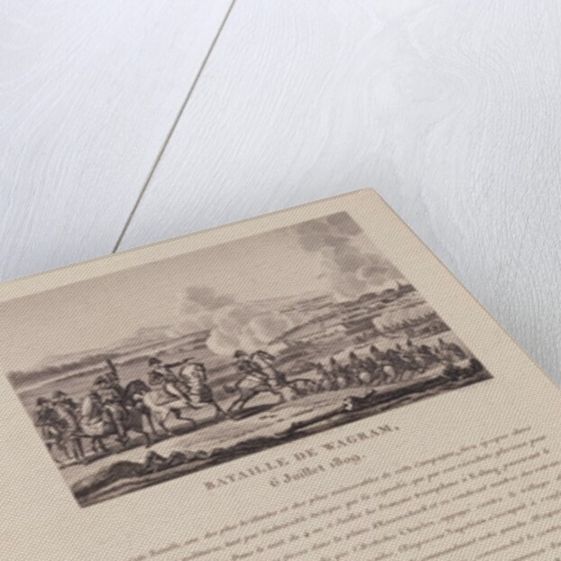 The Battle of Wagram on 6th July 1809 by French School