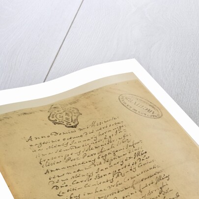 Napoleon's Birth Certificate, 1769 by French School