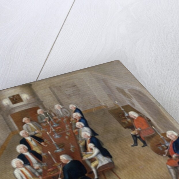 The smoking council of Frederick William I of Prussia, c.1737/8 by George Lisiewski