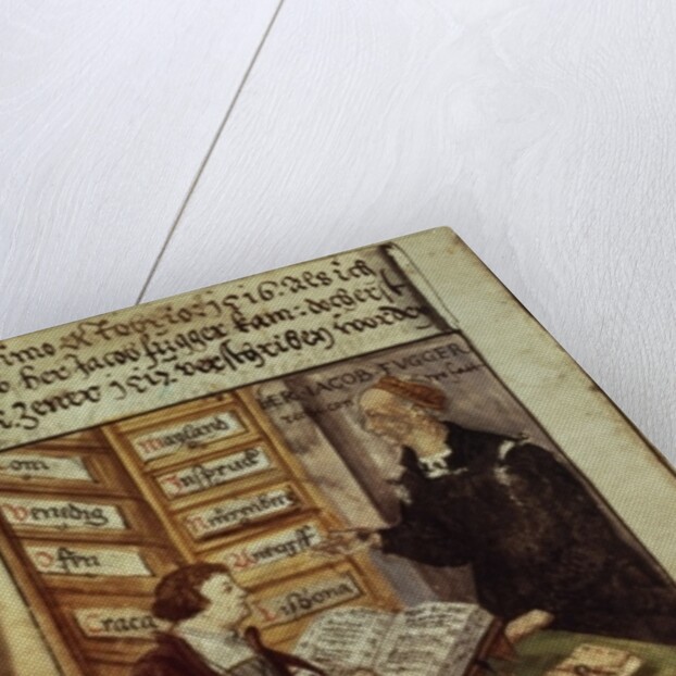 Jakob Fugger in his office, 1518 by German School