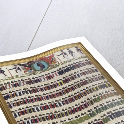 New uniform designs for the Royal Prussian Army, 1799 by German School