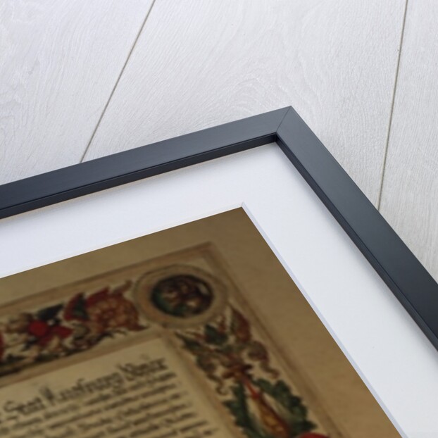 Page from the 'Geheim Ehrenbuch des Fuggerschen Geschlechts' by School German