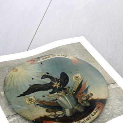 Shield of a Prussian officer, 1764 by German School