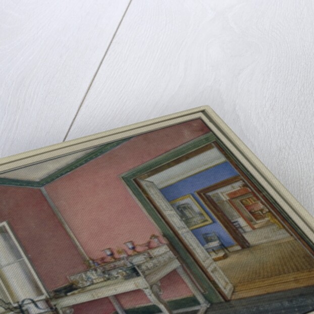 Writing cabinet of the crown princess in the Charlottenhof Palace, Berlin by German School