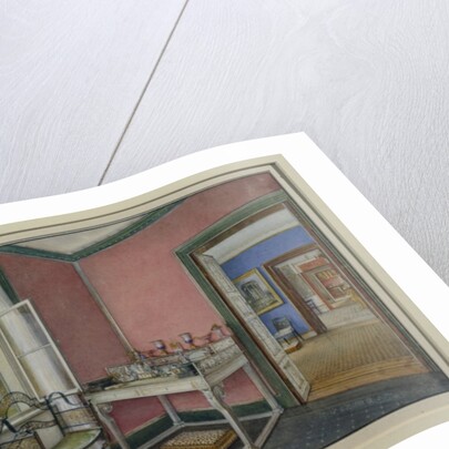 Writing cabinet of the crown princess in the Charlottenhof Palace, Berlin by German School