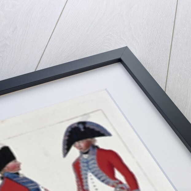 Musketeers and Officers, 1800 by August Leopold Ramm